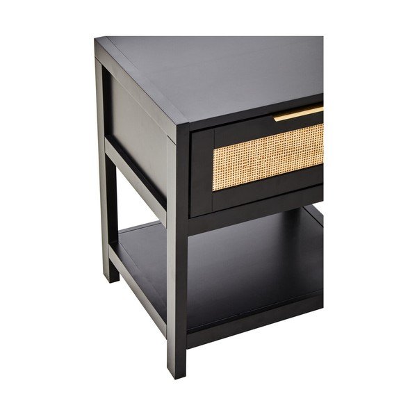 Crni noćni ormarić Sherman – Premier Housewares-image-3