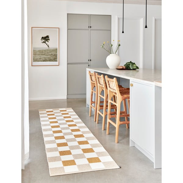 Oker žuta/bež unutarnja i vanjska staza 70x240 cm Pix Vanilla Ochre – Pappelina-image-2