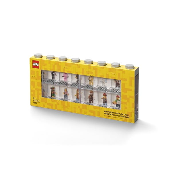 Siva kolekcionarska kutija za 16 minifigura - LEGO®-image-2