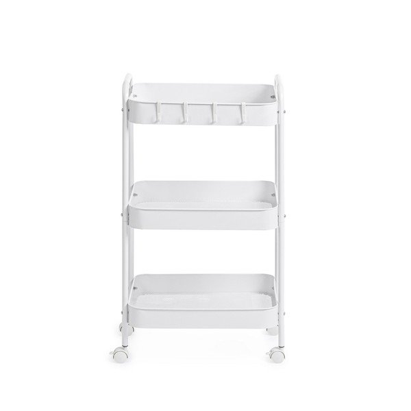 Metalna kolica za posluživanje na kotačima 29,5x41 cm Leiky – Yes Everyday