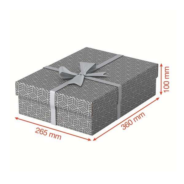 Sada 3 šedých úložných boxů Leitz Eselte, 26,5 x 36 cm-image-2