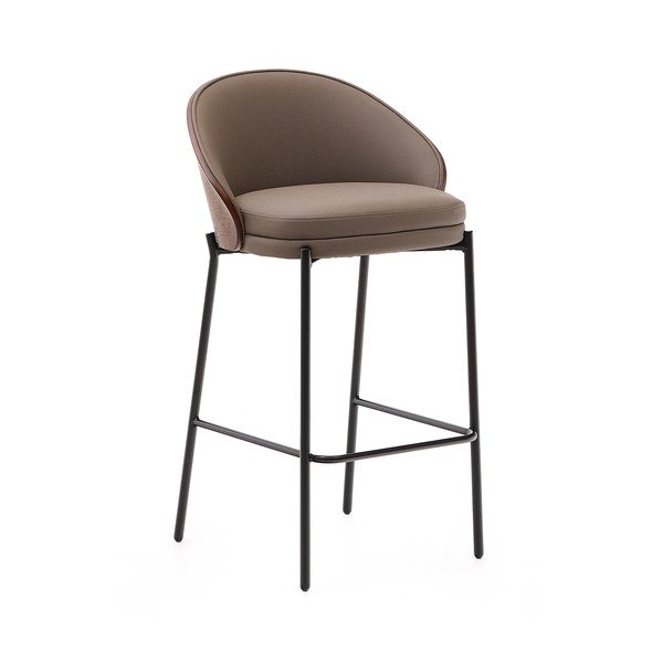 Smeđa barska stolica (visine sjedala 65 cm) Eamy – Kave Home