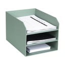 Zeleni kartonski uredski organizator za dokumente Trey Canvas Paper Laminate – Bigso