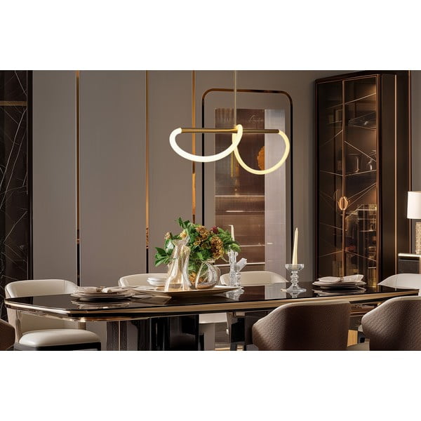 LED viseća svjetiljka u zlatnoj boji Supreme – Candellux Lighting-image-1