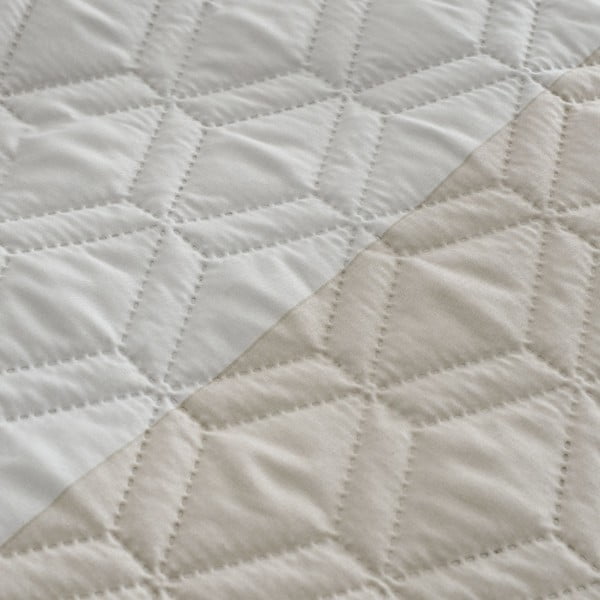 Bež posteljina za krevet za jednu osobu 135x200 cm Ombre Geo - Catherine Lansfield-image-4