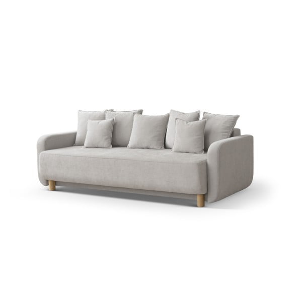 Bež sklopiva/s prostorom za odlaganje sofa 231 cm Elen – Micadoni -image-1