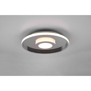 Metalna LED stropna svjetiljka u sjajnoj srebrnoj boji ø 40 cm Ascari - Trio