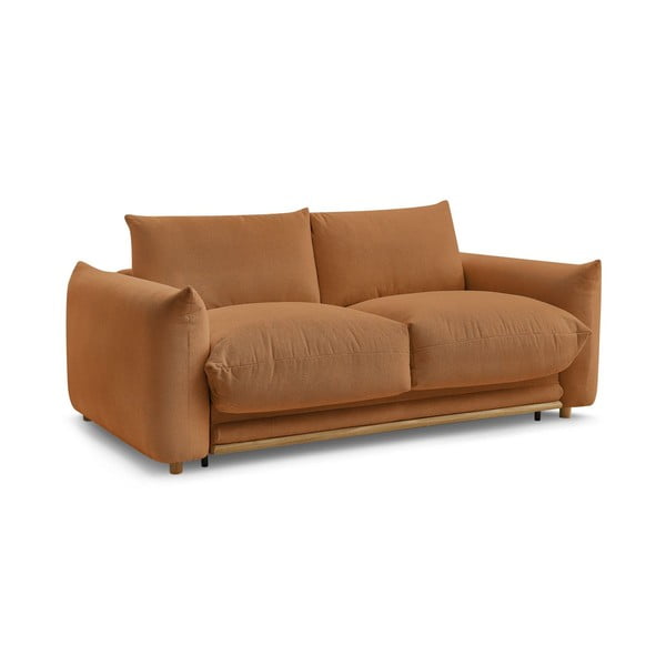 Narančasta sklopiva sofa 234 cm Ernest – Bobochic Paris-image-3