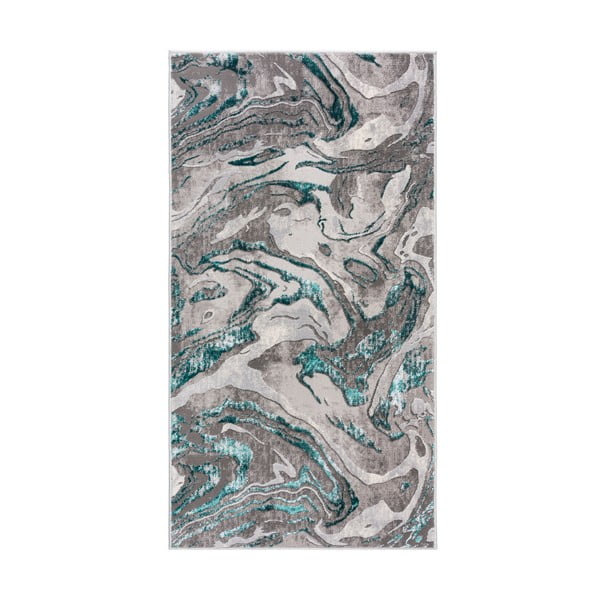 Sivo-plavi tepih Flair Rugs Marbled, 80 x 150 cm