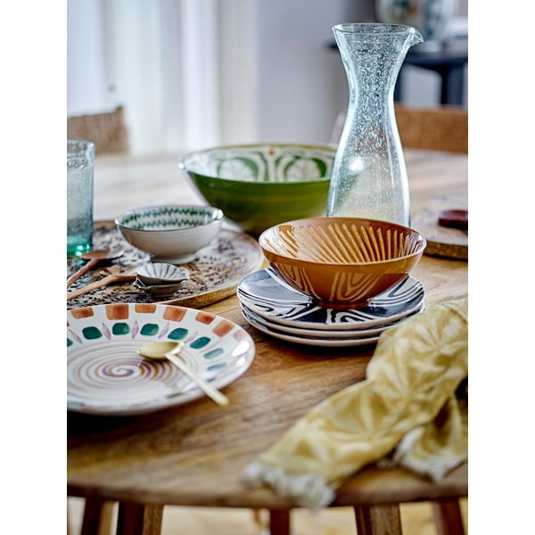 Smeđa zdjelica od kamenine 860 ml Heikki – Bloomingville-image-1