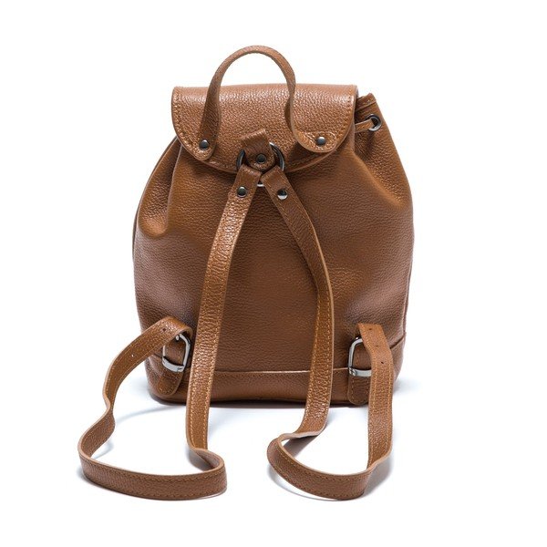 Konjak smeđi kožni ruksak Isabella Rhea br. 1200-image-4