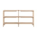 Biblioteka u dekoru hrasta u prirodnoj boji 169x88x30 cm Braidwood – Actona