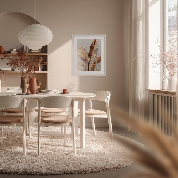 Tiskana slika s okvirom 40x50 cm Golden Strelitzia – Styler-image-2