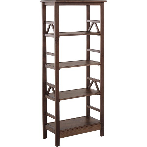 Smeđa biblioteka od masivnog bora 62x138 cm Titian – Støraa-image-1