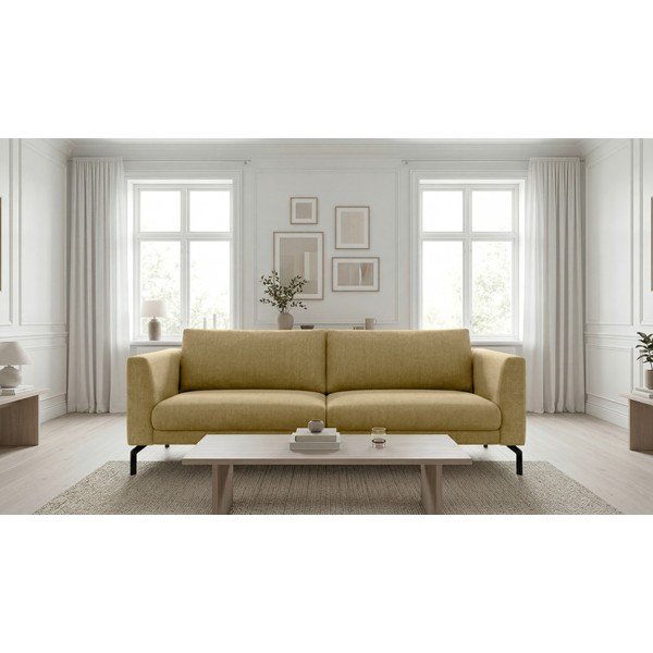 Senf žuta sofa 216 cm Gomero – Scandic-image-1