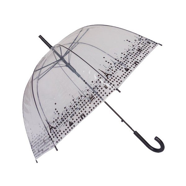 Prozirni štap kišobran Birdcage Paris, ⌀ 79 cm