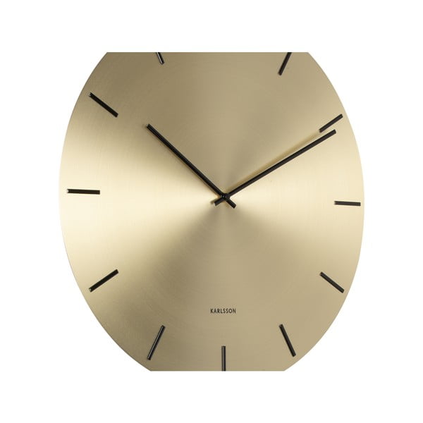 Zidni sat s njihalom u zlatnoj boji Karlsson Impressive, ø 47 cm-image-3