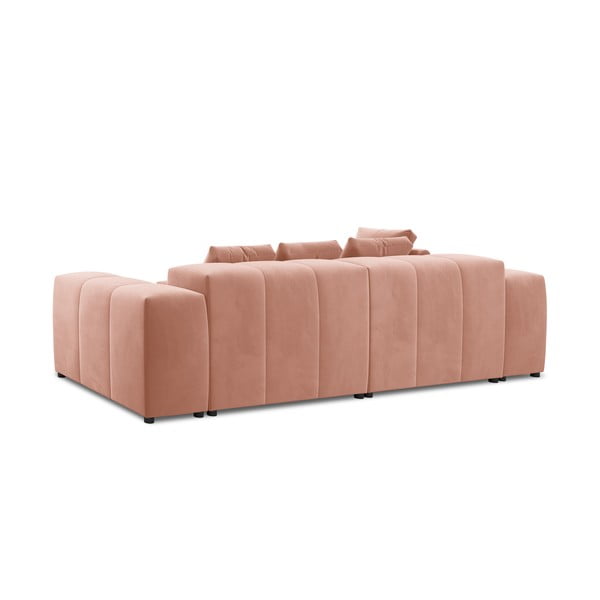 Kutna garnitura od ružičastog baršuna (varijabilna) Rome Velvet - Cosmopolitan Design-image-4