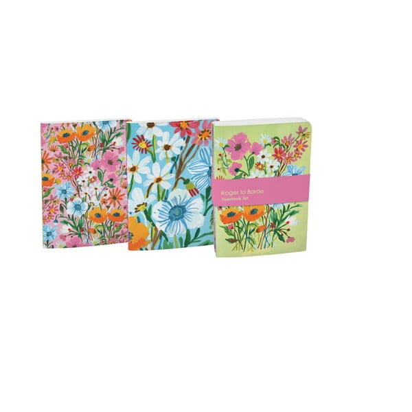 A6 bilježnice 64 str. 3 kom Flower Field – Roger la Borde-image-2