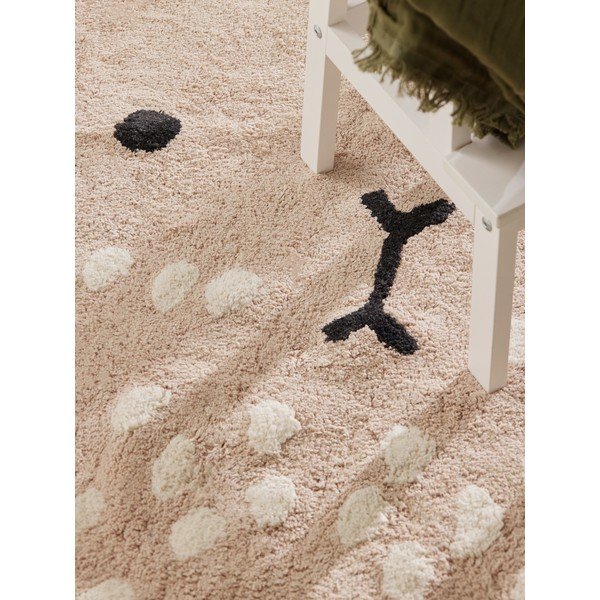 Bež periv/ručno rađen pamučan dječji tepih 120x152 cm Snuggle Pucki – Hanse Home-image-4