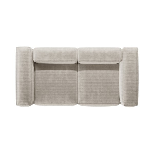 Bež sofa od samta 224 cm Bergamo – Cosmopolitan Design-image-3