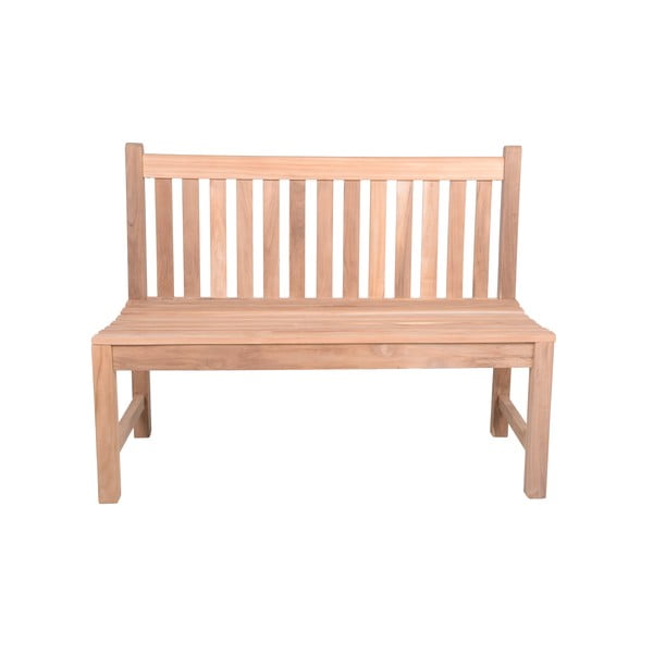 Vrtna klupa od masivnog drveta u prirodnoj boji Solo – Garden Pleasure