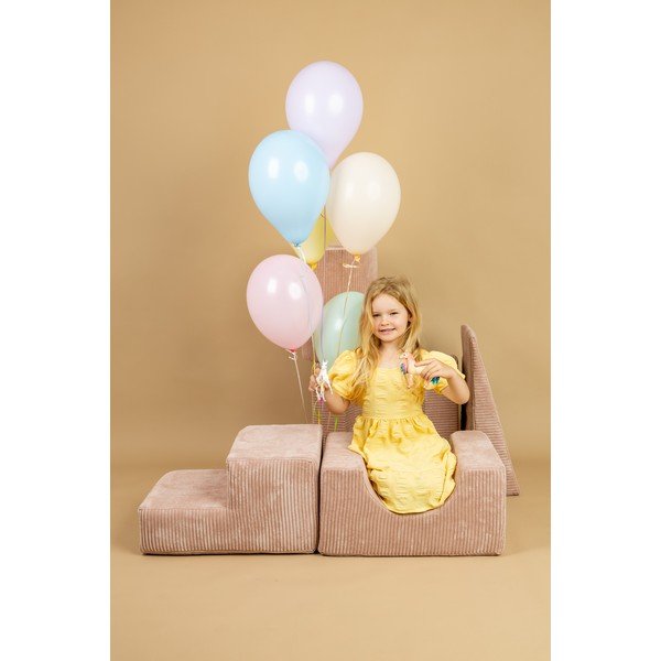 Ružičasti set mekanih igrački od pjene 3 kom od samta visina 30 cm 83x45 cm – Meowbaby-image-3
