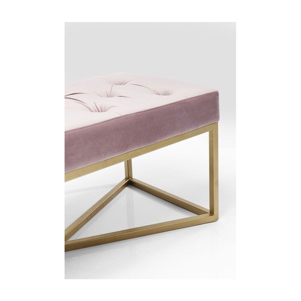 Svjetlo ružičasti naslonjač KARE dizajn crossover-image-2