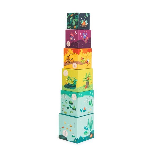 Box tower Dans la Jungle - Moulin Roty-image-3