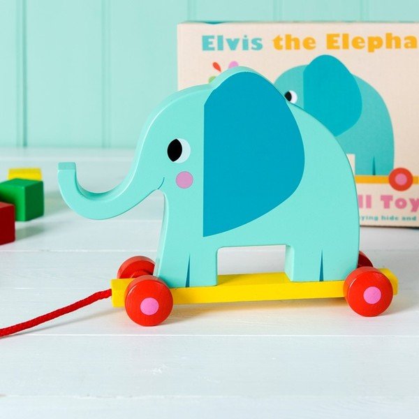 Drvena igračka Rex London Elvis The Elephant, dužina 18 cm-image-3