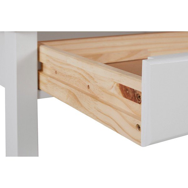 Bijelo-smeđi radni stol Støraa Gava, dužine 140 cm-image-3