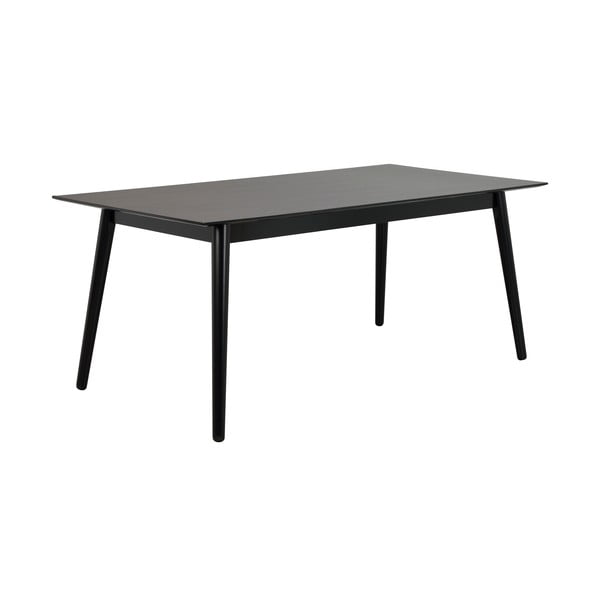 Crni blagovaonski stol Rowico Lotta, 180 x 90 cm-image-4