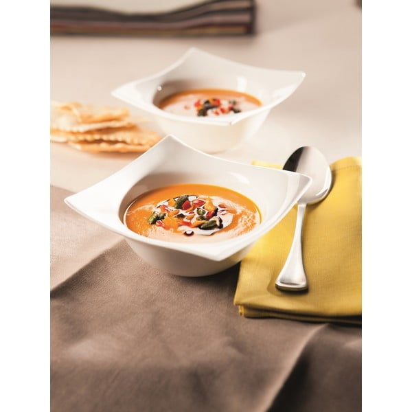 Bijela porculanska zdjela Maxwell & Williams Motion, 19 x 19 cm-image-1