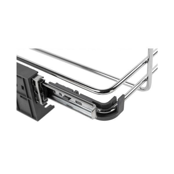 Siva plastična kanta za smeće 42+42 l za odvojeni otpad/ugradbena Ecofil – Elletipi-image-3