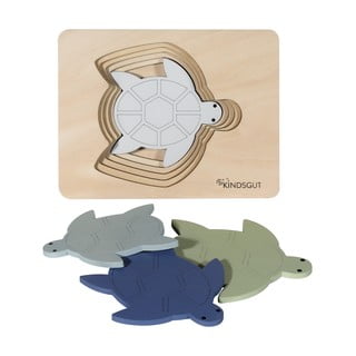 Drvena reljefna puzzle Turtle – Kindsgut