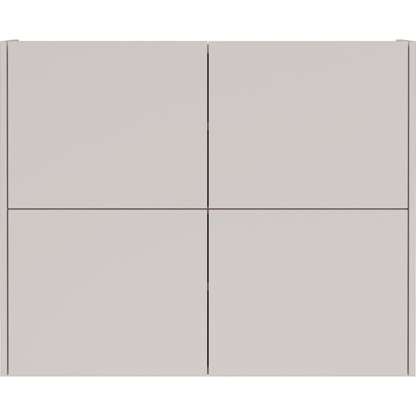 Krem viseći ormarić u mat dekoru 97x79x27 cm Binetto – Germania-image-3