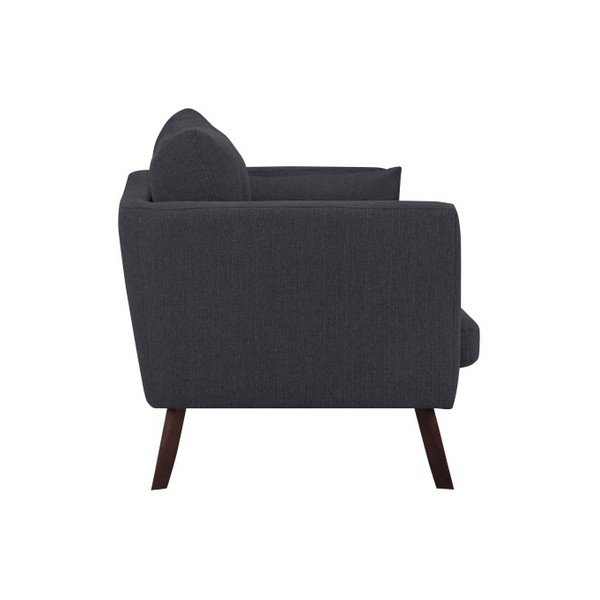 Tamno siva fotelja Mazzini Sofas Elena-image-4