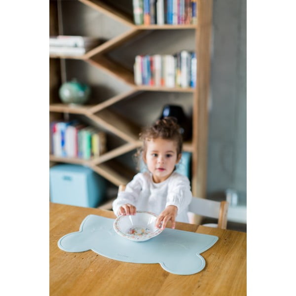 Svijetloplavi silikonski podmetač Kindsgut Bear, 48 x 25 cm-image-3