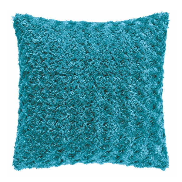 Tirkizno plavi jastuk Tiseco Home Studio Curl, 45 x 45 cm