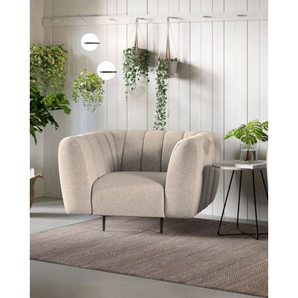 Bež fotelja Shel – Ghado-image-1