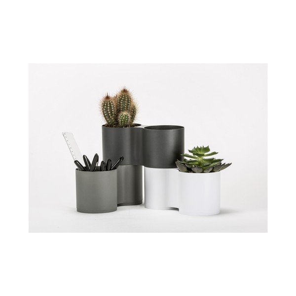 Set od 3 posude za cvijeće Plastia Moduloo-image-2