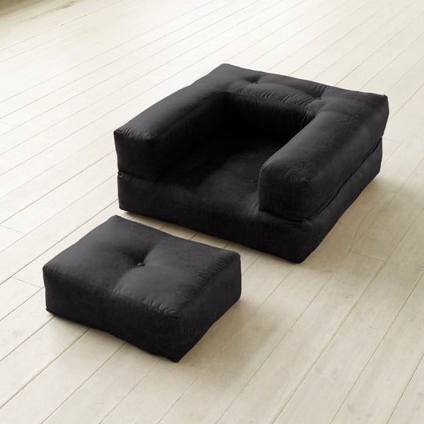 Karup Cube Poly Black varijabilna fotelja