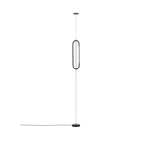 Crna LED stojeća svjetiljka (visina 300 cm) Bow – Kave Home