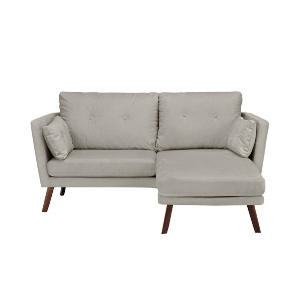 Bež trosjed Mazzini Sofas Elena, sa ležaljkom u desnom uglu-image-1