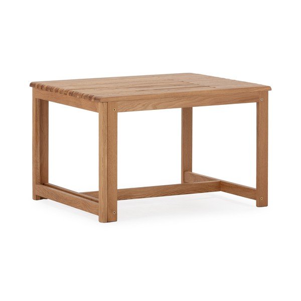 Stolić za kavu od punog hrasta u prirodnoj boji 60x70 cm Unai – MOME-image-3