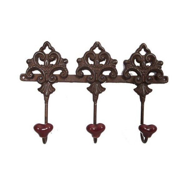 Vješalica s 3 kuke Antic Line Vintage Keys