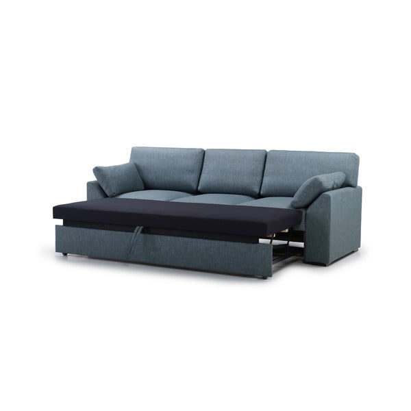 Plava sklopiva sofa 233 cm Janson – Scandic-image-3