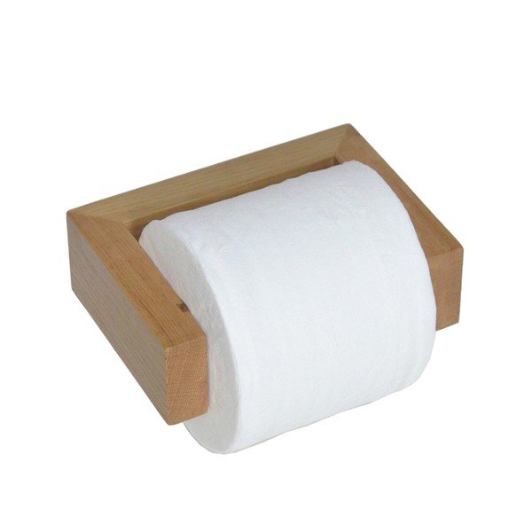 Zidni držač toaletnog papira od hrastovog drveta Wireworks Mezza-image-1