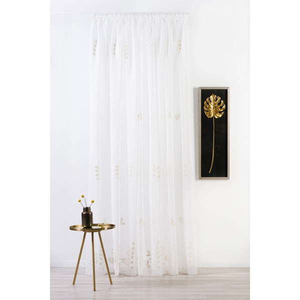 Krem prozirna zavjesa 140x245 cm Melissa – Mendola Fabrics