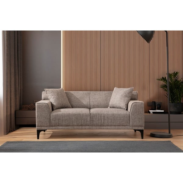 Svjetlo smeđa sofa 163 cm Petra – Balcab Home-image-1